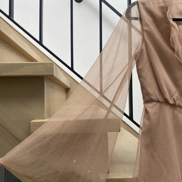 Keepsake The Label Bell Sleeve Organza Romper - Picture 2 of 4